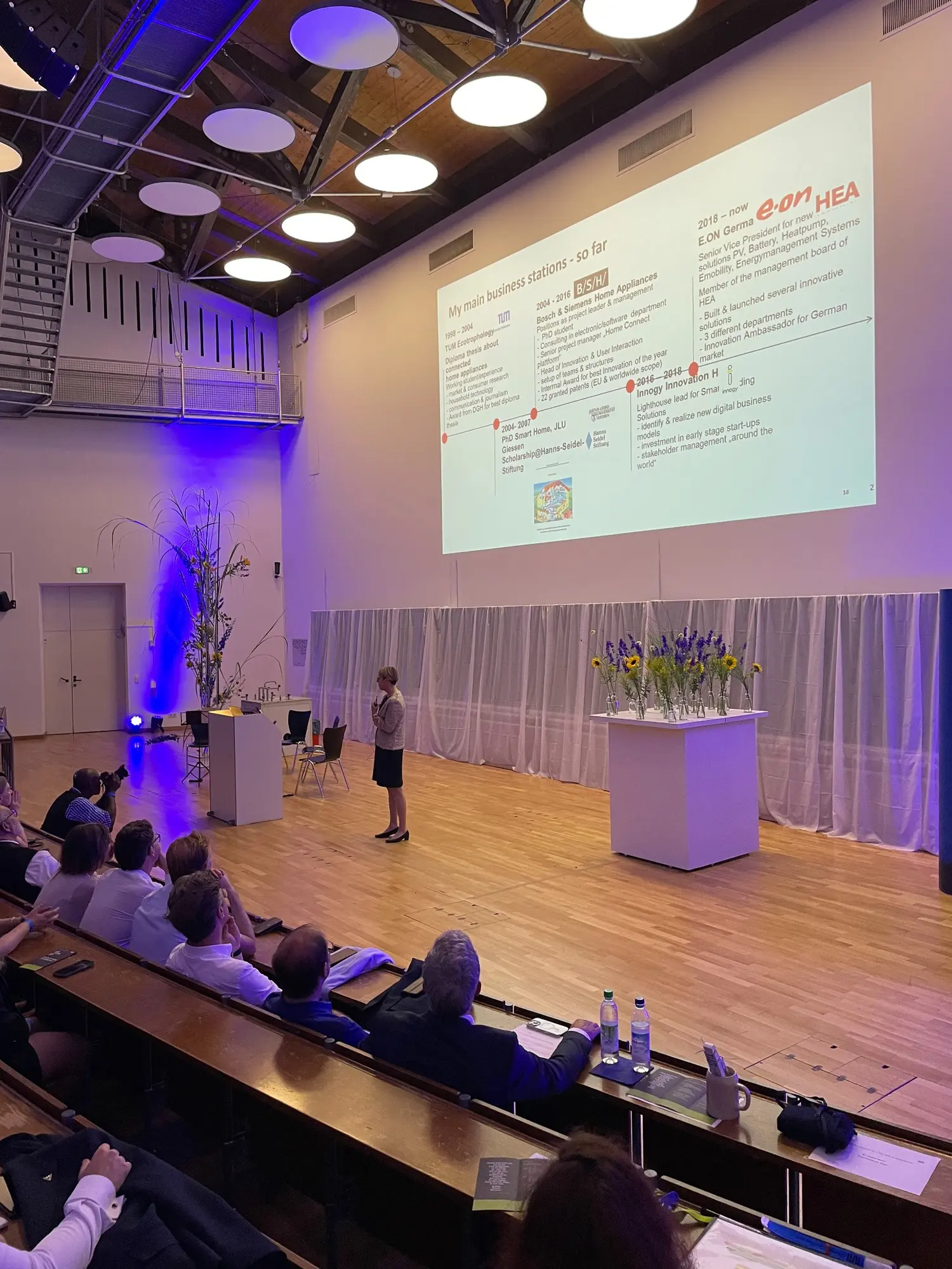Dr. Claudia Häpp während ihrer Keynote an der TUM School of Life Sciences